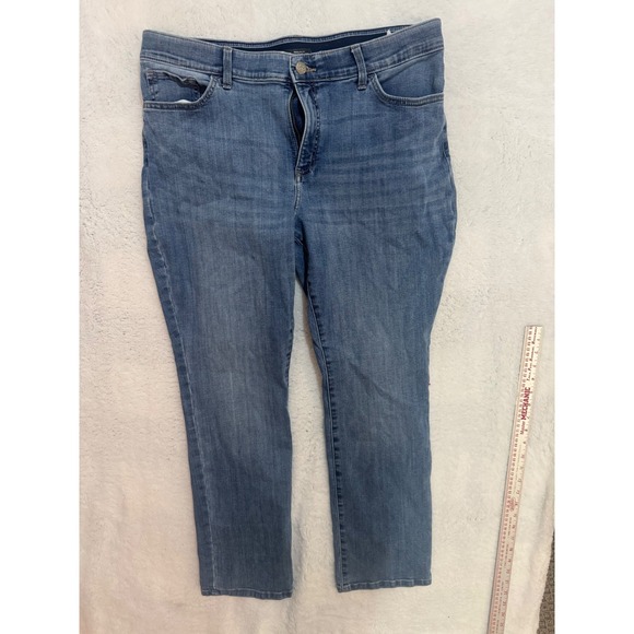 Lee Regular Fit Straight Leg Mid Rise Women's Jeans Denim Blue Flex Motion - Picture 1 of 6
